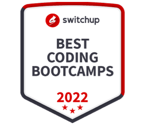 Badge from switchup for Best Coding Bootcamps 2022