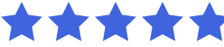 Blue Review Stars, Almost 5 Stars